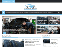 Tablet Screenshot of antechauto.com